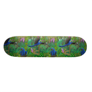 Skateboard La forêt tropicale brésilienne Parrots la planch