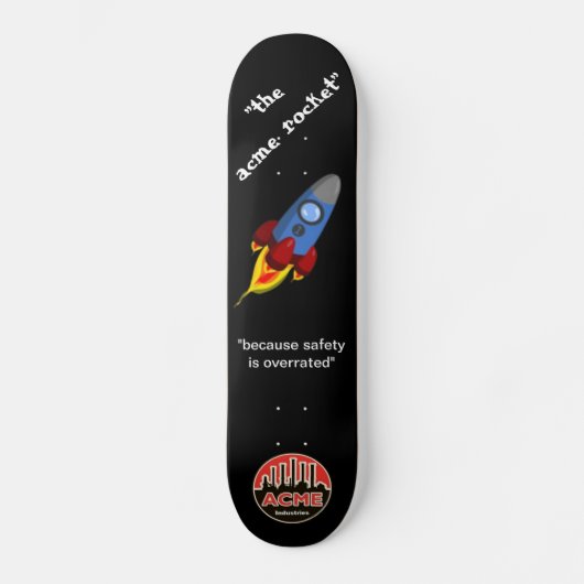 Skateboard la fusée acme (Recto)