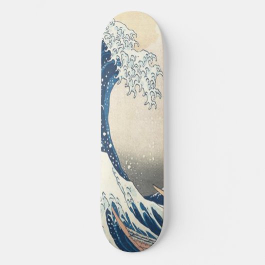 Skateboard La Grande vague au large de Kanagawa Ukiyo-e Japon (Recto)