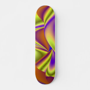Skateboard La magie de l'été, 3D Art Abstrait