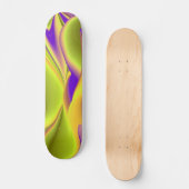 Skateboard La magie de l'été, 3D Art Abstrait (Recto)