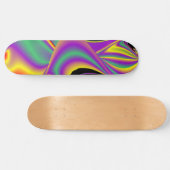 Skateboard La magie des couleurs, Rainbowart 3D Abstrait (Horz)