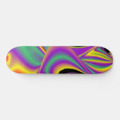 Skateboard La magie des couleurs, Rainbowart 3D Abstrait (Horz)