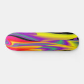 Skateboard La magie des couleurs, Rainbowart 3D Abstrait (Horz)