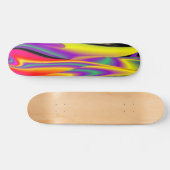 Skateboard La magie des couleurs, Rainbowart 3D Abstrait (Horz)