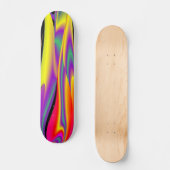 Skateboard La magie des couleurs, Rainbowart 3D Abstrait (Recto)