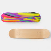 Skateboard La magie des couleurs, Rainbowart 3D Abstrait (Horz)