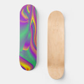 Skateboard La magie des couleurs, Rainbowart 3D Abstrait (Recto)
