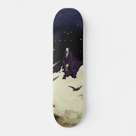 Skateboard La mortalité et la lune (Recto)