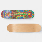 Skateboard La nature communique (grande) (Horz)