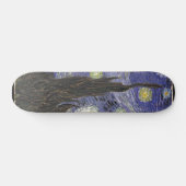 Skateboard La nuit étoilée de Van Gogh (Horz)
