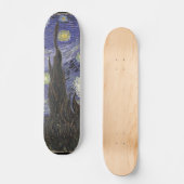 Skateboard La nuit étoilée de Van Gogh (Recto)