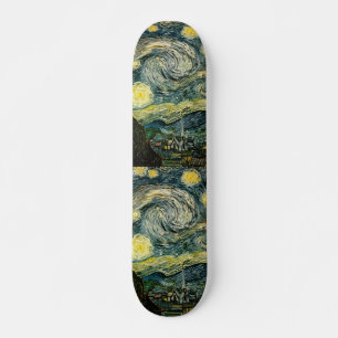 Skateboard La nuit étoilée de Vincent van Gogh (1889)