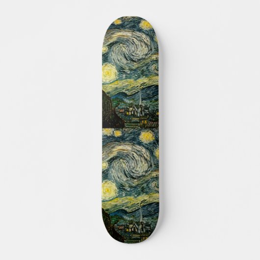 Skateboard La nuit étoilée de Vincent van Gogh (1889) (Devant)