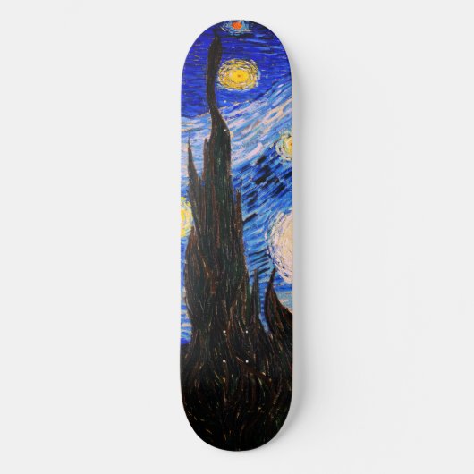 Skateboard La nuit étoilée par Vincent Van Gogh (Recto)