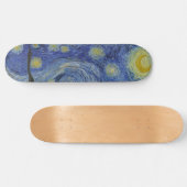 Skateboard La Nuit étoilée (Vincent van Gogh) (Art célèbre) (Horz)