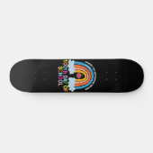 Skateboard Là où l'aventure commence 100 jours plus intellige (Horz)