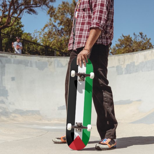 Skateboard La Palestine drapeau patriotique moderne (Extérieur 2)