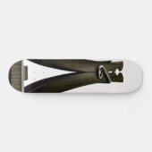 Skateboard La pince à linge (noir et blanc) (Horz)