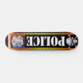 Skateboard La police de poursuite embarque (Horz)