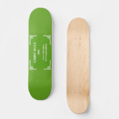 Skateboard La règle 99 de Gibbs (Recto)