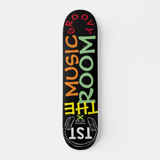 Skateboard LA SALLE DE MUSIQUE JMT Skateboard, pont 7¾" (Devant)