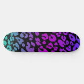 Skateboard La série léopard multicolore Design 1 (Horz)