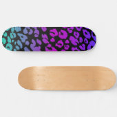 Skateboard La série léopard multicolore Design 1 (Horz)