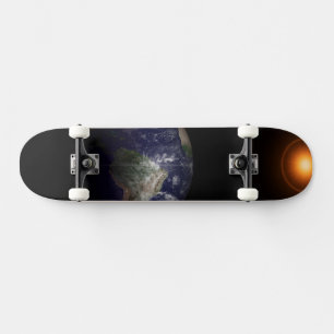 Skateboard La Terre À Son Équinoxe.