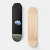 Skateboard la terre de l'univers lune (Recto)