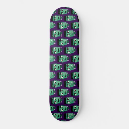 Skateboard La tête du monstre Frankenstein (Recto)