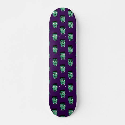 Skateboard La tête du monstre Frankenstein (Devant)