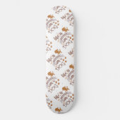 Skateboard La vie est meilleure avec un chien citation drôle  (Recto)