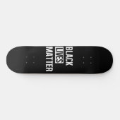 Skateboard La vie noire importe (Horz)