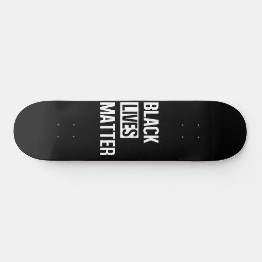 Skateboard La vie noire importe (Horz)