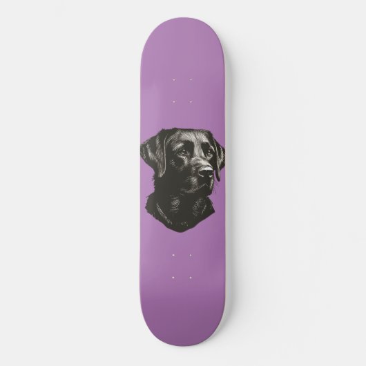 Skateboard Laboratoire noir (Recto)