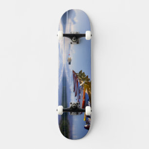 Skateboard Lac McDonald, Parc national de Glacier, Montana,