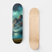 Skateboard Lac Mountain/cabine sous les étoiles (Recto)