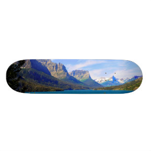 Skateboard Lac st. Mary, parc national de glacier, Montana