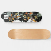 SKATEBOARD LACE NOIRE ET BOUTEILLES KANJI LOVE (Horz)