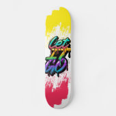 Skateboard Lâchez prise (Recto)