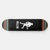 Skateboard Lacrosse vintage personnalisée (Horz)