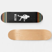 Skateboard Lacrosse vintage personnalisée (Horz)