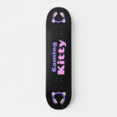 Skateboard Lady Gamer - Gaming Kitty (Devant)