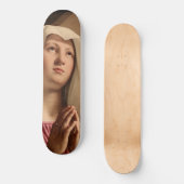 Skateboard Lady Madonna Praying (Virgin Mary) (Christian Art) (Recto)