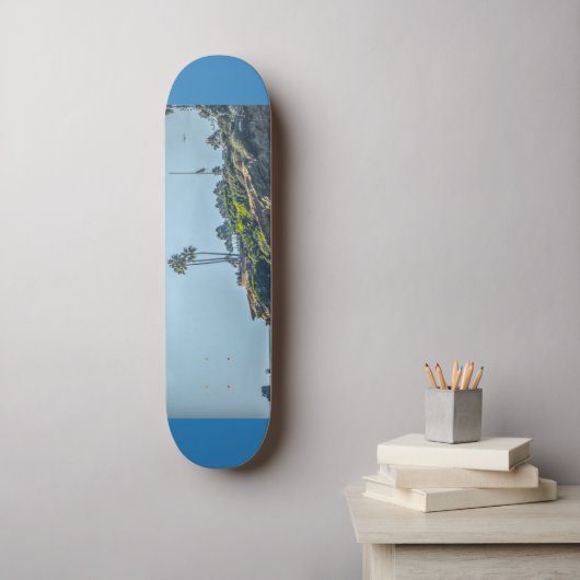 Skateboard Lagune de plage (Art mural)