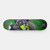 Skateboard L'alien de Cazmo de planète ! (Horz)