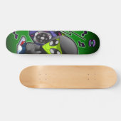 Skateboard L'alien de Cazmo de planète ! (Horz)