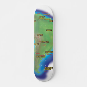 Skateboard L'Amérique du Sud