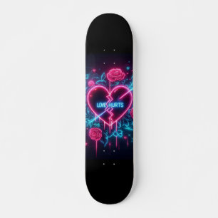 Skateboard L'amour de la Saint Valentin fait mal au coeur de 